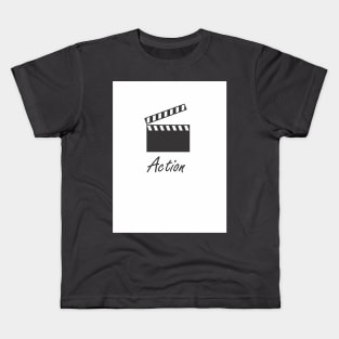 Action film design Kids T-Shirt